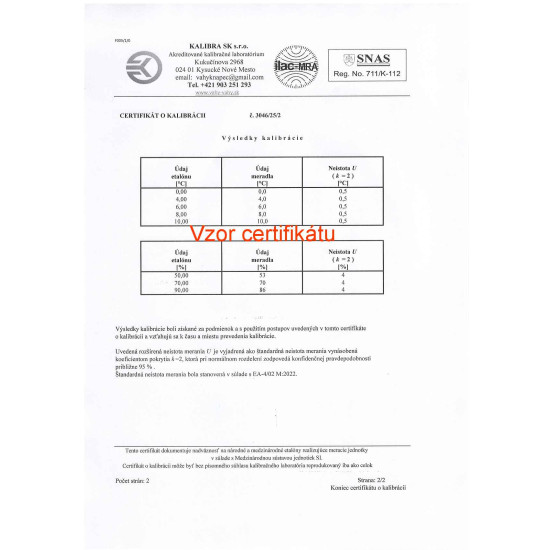 Záznamník TFA 303039 KLIMALOGG PRO do chladničky s certifikátom o kalibrácii (0, 4, 6, 8, 10 °C / 50, 70, 90 %) Záznamník TFA 303039 KLIMALOGG PRO do chladničky s certifikátom o kalibrácii (0, 4, 6, 8, 10 °C / 50, 70, 90 %)