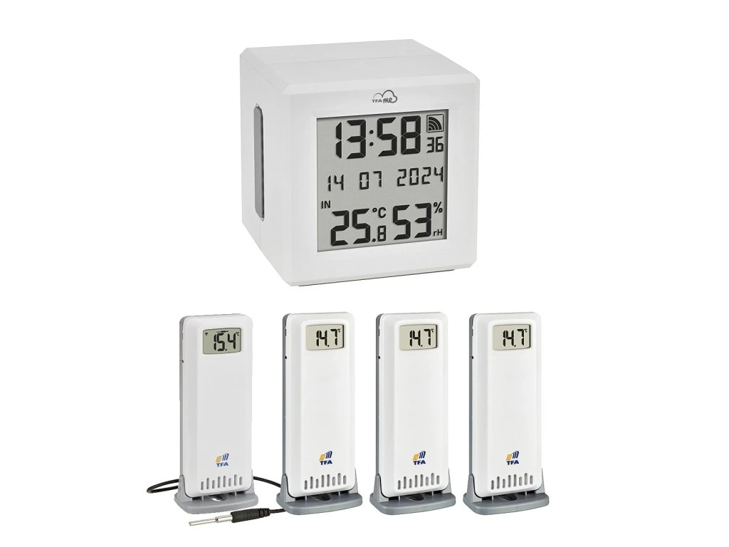 TFA 30.3902.02 Transmitter teploty so sondou do miestnosti s certifikátom v bodoch 15, 20, 25, 30 °C TFA 30.3902.02 Transmitter teploty so sondou do miestnosti s certifikátom v bodoch 15, 20, 25, 30 °C