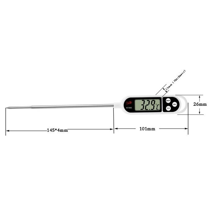 Univerzálny vpichový teplomer KT300 s certifikátom o kalibrácii (−25, −18, 2, 10, 60, 80, 180 °C) Univerzálny vpichový teplomer KT300 s certifikátom o kalibrácii (−25, −18, 2, 10, 60, 80, 180 °C)