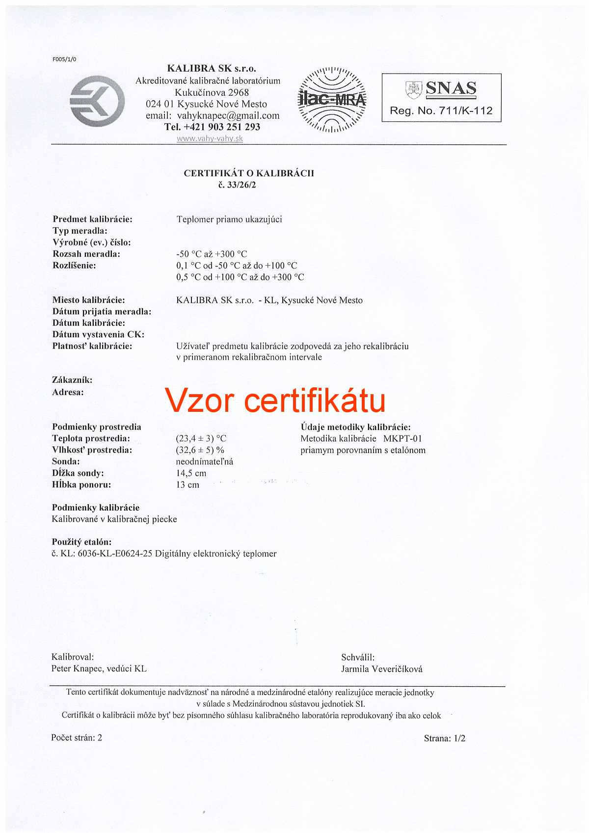 Univerzálny vpichový teplomer KT300 s certifikátom o kalibrácii (−25, −18, 2, 10, 60, 80, 180 °C) Univerzálny vpichový teplomer KT300 s certifikátom o kalibrácii (−25, −18, 2, 10, 60, 80, 180 °C)